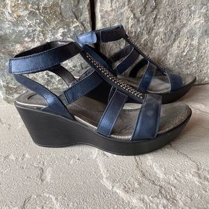 Navy Naot Sandals